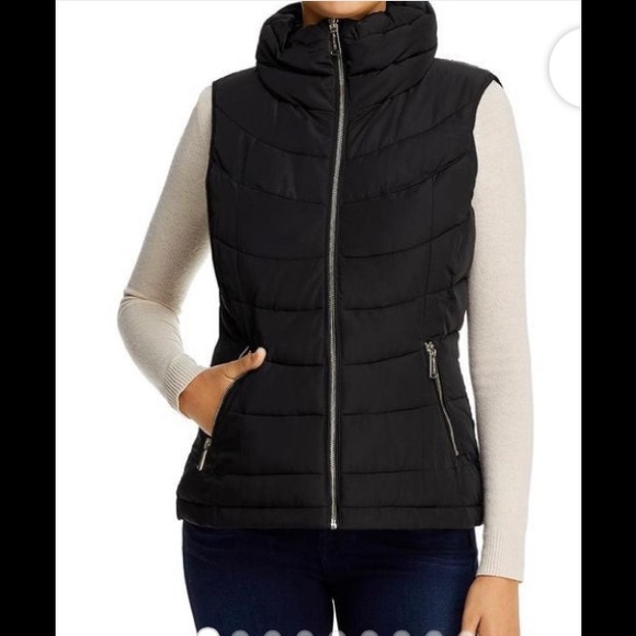 Calvin Klein Jackets & Blazers - Calvin Klein Performance Sz Small Quilted Black Half Vest ~ NWT